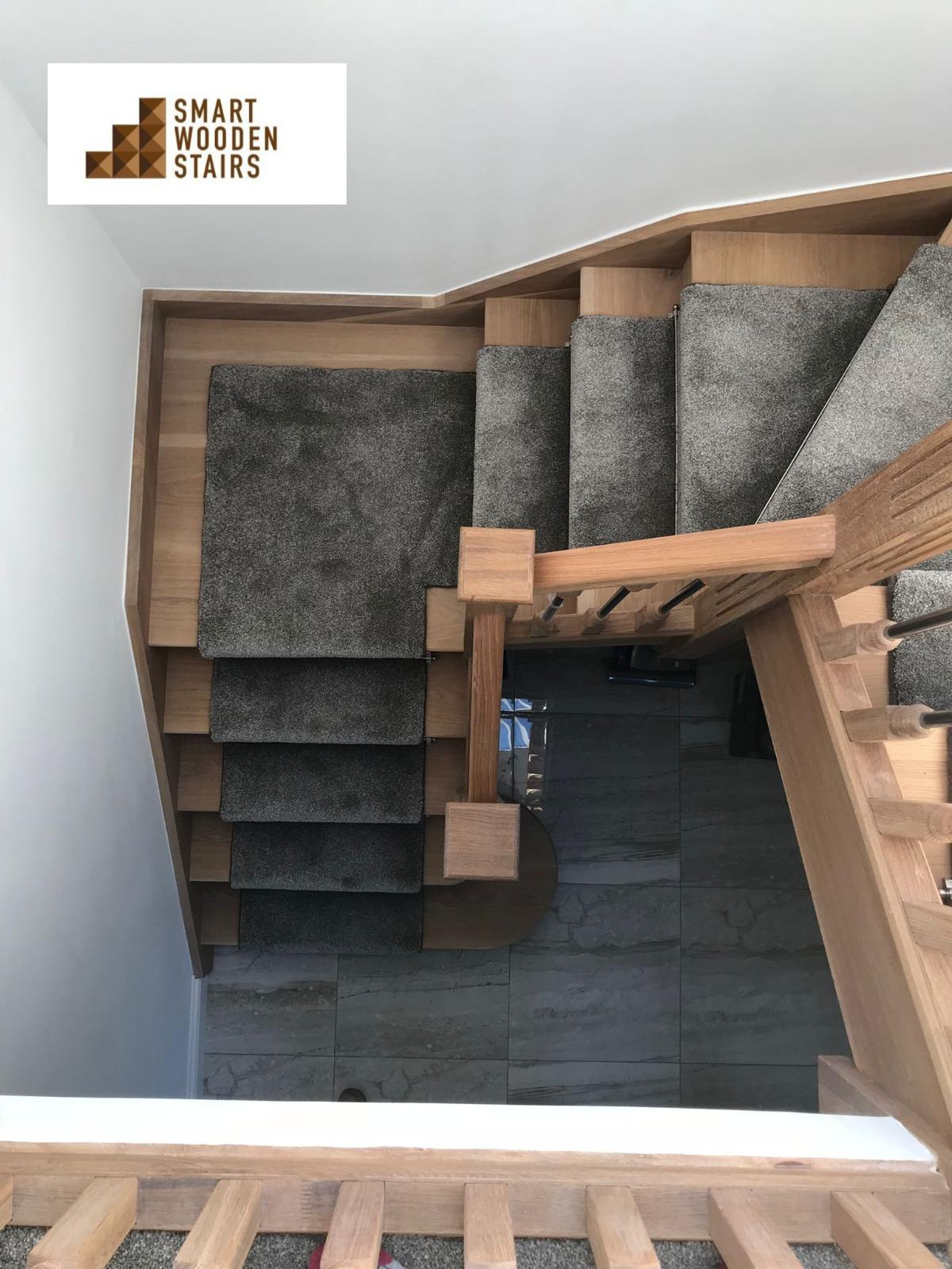 Oak staircase